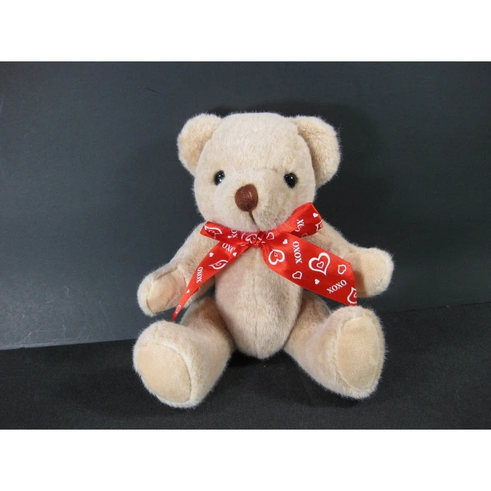 Teddy Bear Poseable Hearts OXOX LOVE‎ Kisses Stuffed 11